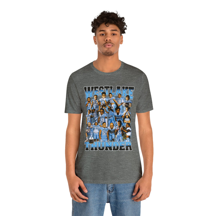 Westlake 4th Grade Football Unisex ( Front Print- Fast Delivery ) Jersey Short Sleeve Tee