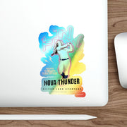 Nova Thunder's Custom Holographic Die-cut Stickers