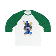 JuJu AhYou's Custom Unisex 3\4 Sleeve Baseball Tee