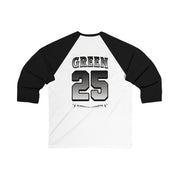 test Black-White-Grey's Custom Unisex 3\4 Sleeve Baseball Tee