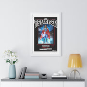 Ace Thunder's Custom Framed Vertical Poster