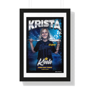 Krista Keele's Custom Framed Vertical Poster