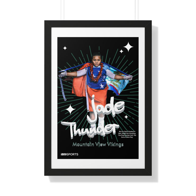 Custom Framed Vertical Poster