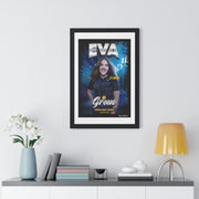 Eva Green's Custom Framed Vertical Poster