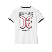 Ace Thunder's Custom Unisex Cotton Ringer T-Shirt