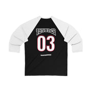 Ace Thunder's Custom Unisex 3\4 Sleeve Baseball Tee