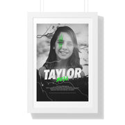 Taylor Bell's Custom Framed Vertical Poster