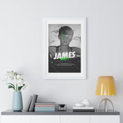 James  Holt 's Custom Framed Vertical Poster