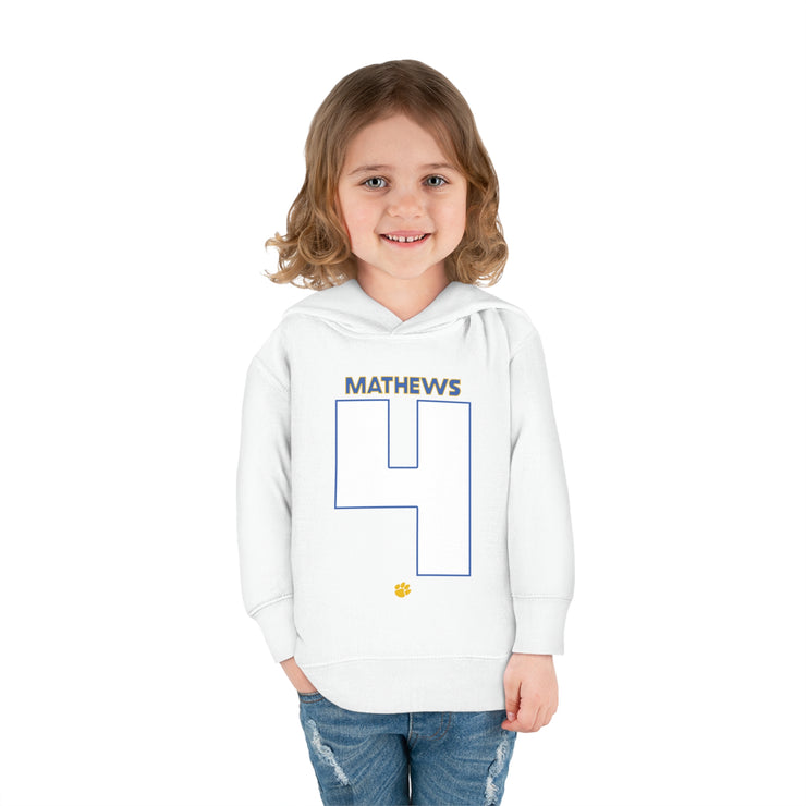 Custom Fan Toddler Pullover Fleece Hoodie