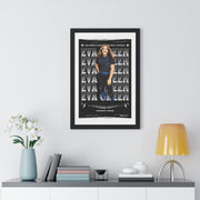 test Black-White-Grey's Custom Framed Vertical Poster