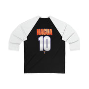 Tei Nacua's Custom Unisex 3\4 Sleeve Baseball Tee